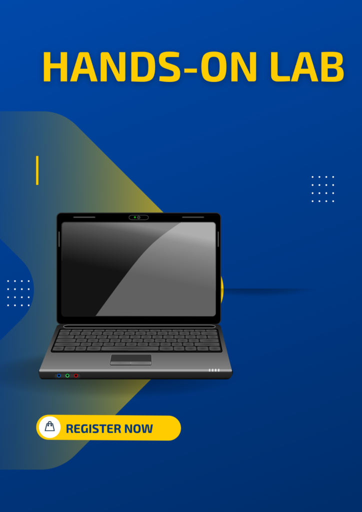 Blue Modern Laptop Promo Flyer